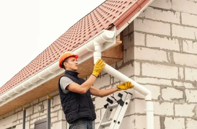 Pose et remplacement de gouttières à Richtolsheim